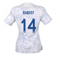 Frankrike Adrien Rabiot #14 Bortatröja Kvinnor VM 2022 Korta ärmar